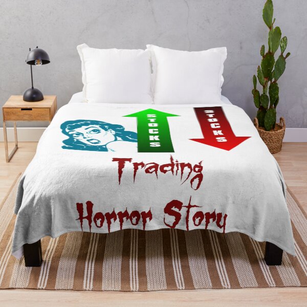 Item preview, 'Trading Horror Story' FUD Design - Stock and Crypto Trading Problems designed and sold by Ridiculam Toga.