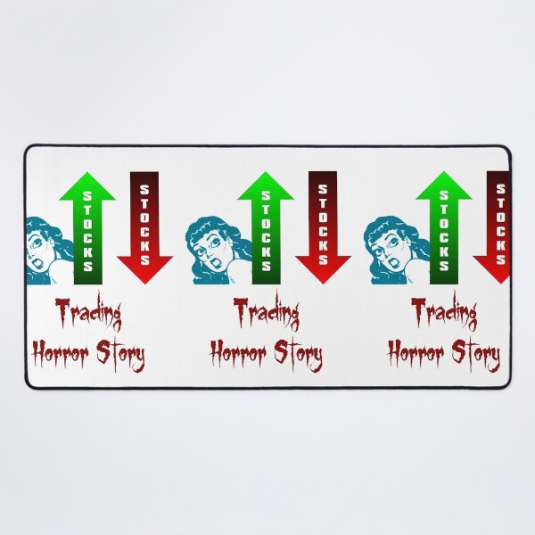 Item preview, 'Trading Horror Story' FUD Design - Stock and Crypto Trading Problems designed and sold by Ridiculam Toga.