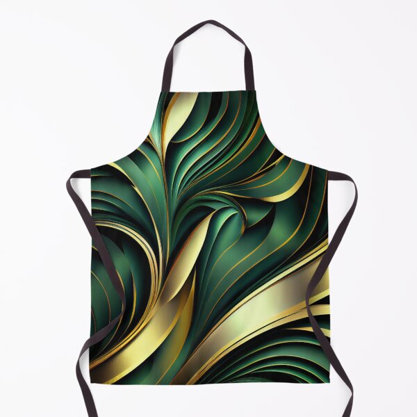 Item preview, Elegant Emerald: A Gold and Green Graphic Design designed and sold by HiArtify ❤️.