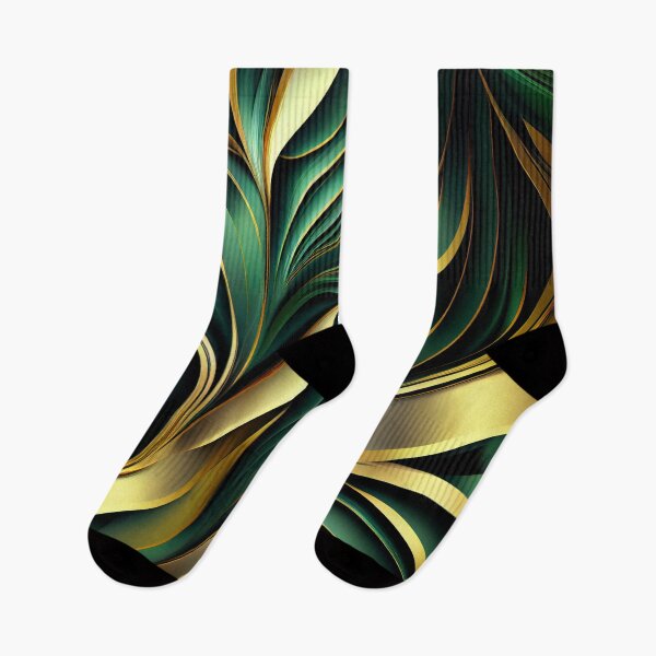 Item preview, Elegant Emerald: A Gold and Green Graphic Design designed and sold by HiArtify ❤️.