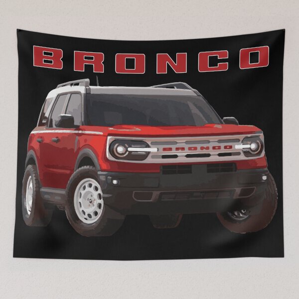 Item preview, Ford Bronco Heritage edition hot pepper red Ford Bronco MURICA SUV sport truck designed and sold by cowtownCOWBOY.
