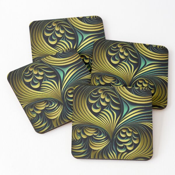 Item preview, Elegant Emerald: A Gold and Green Graphic Design designed and sold by HiArtify ❤️.
