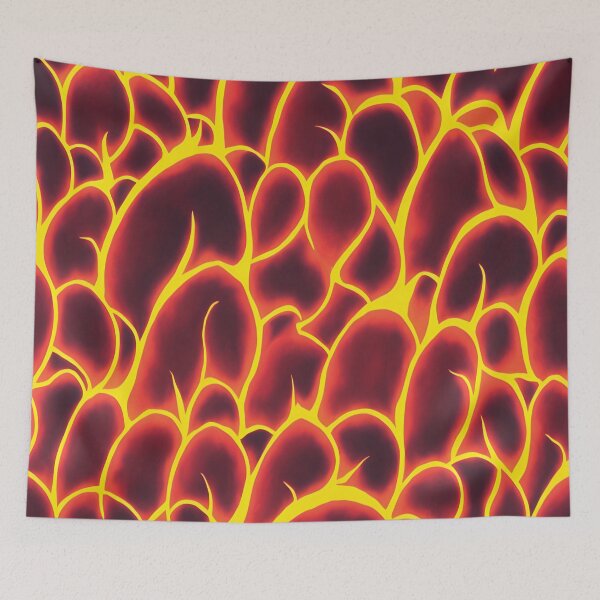 Item preview, Detailed drawn cartoon fire texture designed and sold by aventi24.