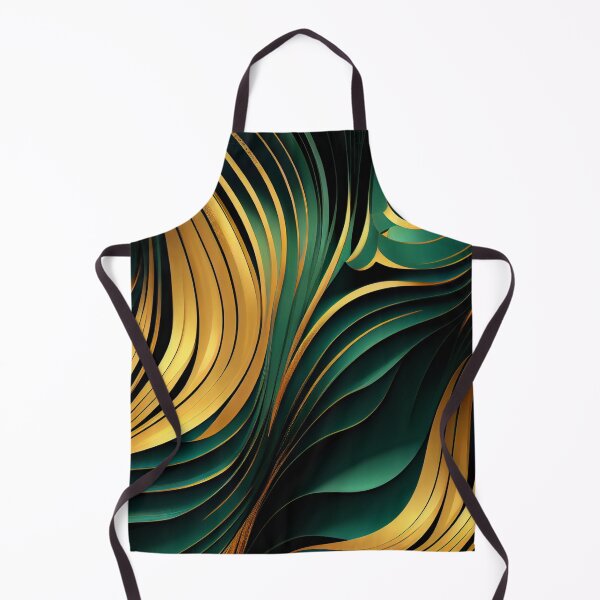 Item preview, Elegant Emerald: A Gold and Green Graphic Design designed and sold by HiArtify ❤️.