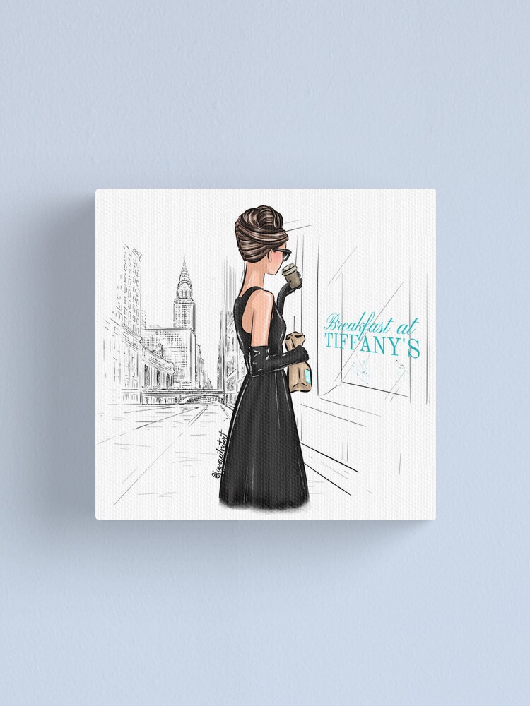 Breakfast at Tiffany's 手描きアート Breakfast at Tiffany's