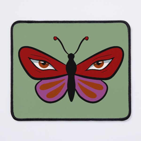 Item preview, 70s Psychedelic Butterfly Red and Purple designed and sold by lc12091.