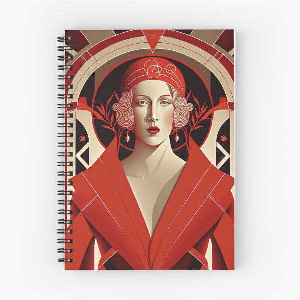 Item preview, Beautiful Art Deco Lady in Red designed and sold by Shundayah.