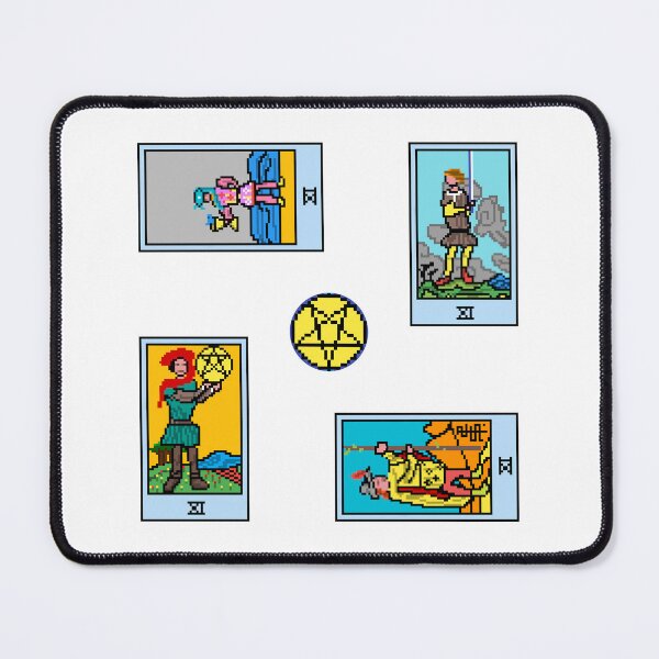Item preview, Pixel Waite Tarot Minor Arcana Court Cards Page - 84th Sticker Pack and Magnets designed and sold by Pixel Waite.