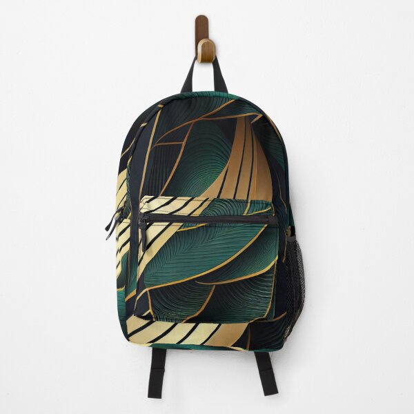 Item preview, Elegant Emerald: A Gold and Green Graphic Design designed and sold by HiArtify ❤️.