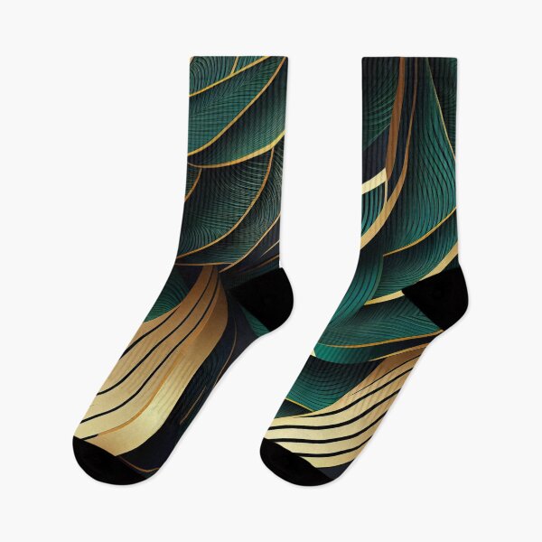 Item preview, Elegant Emerald: A Gold and Green Graphic Design designed and sold by HiArtify ❤️.