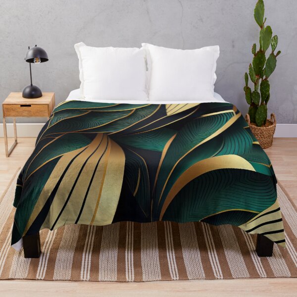 Item preview, Elegant Emerald: A Gold and Green Graphic Design designed and sold by HiArtify ❤️.