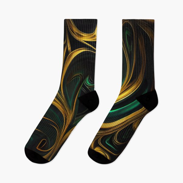 Item preview, Elegant Emerald: A Gold and Green Graphic Design designed and sold by HiArtify ❤️.