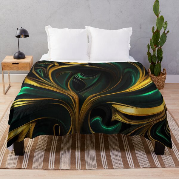 Item preview, Elegant Emerald: A Gold and Green Graphic Design designed and sold by HiArtify ❤️.