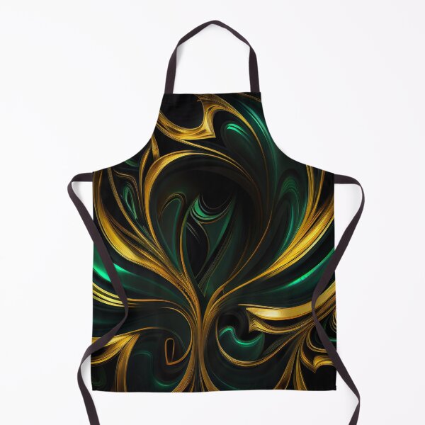 Item preview, Elegant Emerald: A Gold and Green Graphic Design designed and sold by HiArtify ❤️.