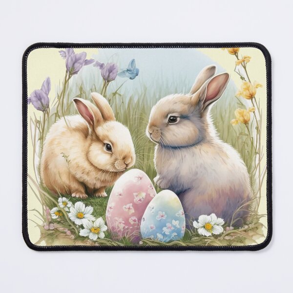 Item preview, Easter Bunny with Easter Eggs designed and sold by The-Fox-Hole.