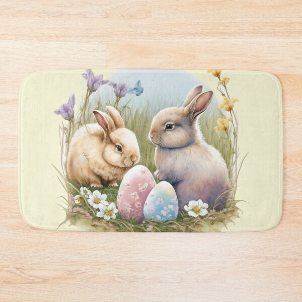 Item preview, Easter Bunny with Easter Eggs designed and sold by The-Fox-Hole.