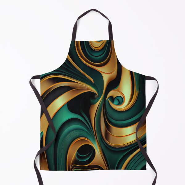 Item preview, Elegant Emerald: A Gold and Green Graphic Design designed and sold by HiArtify ❤️.