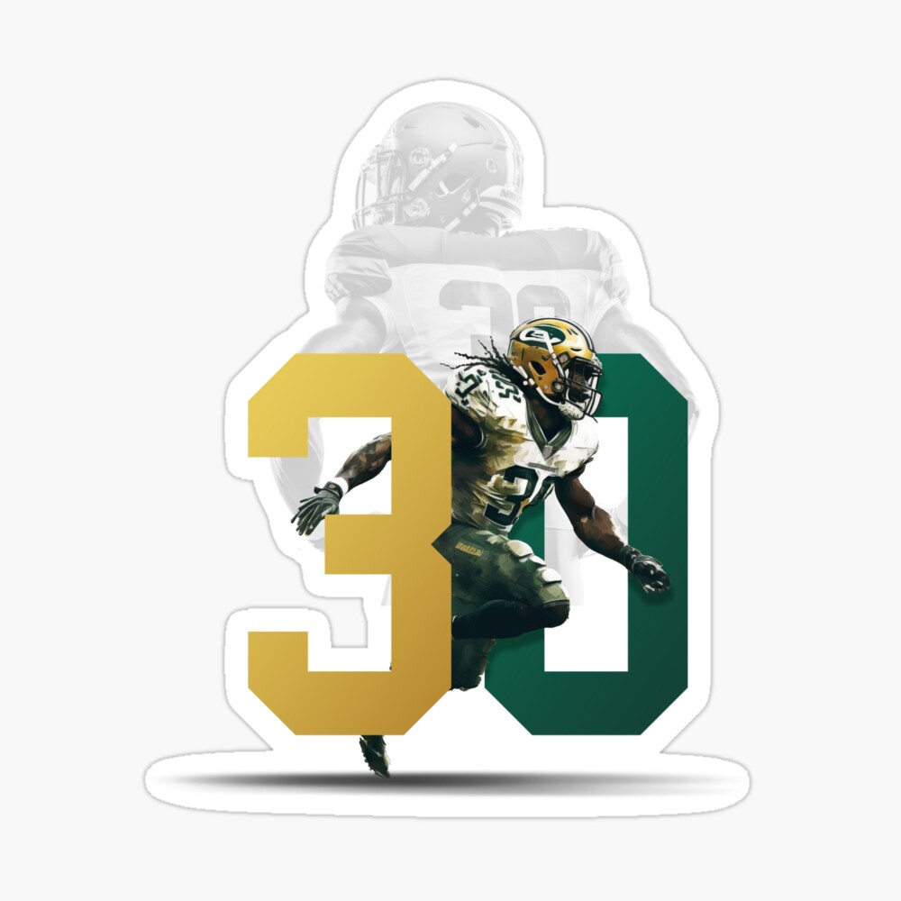 Davante Adams Alternate Jersey Sticker for Sale by designsheaven