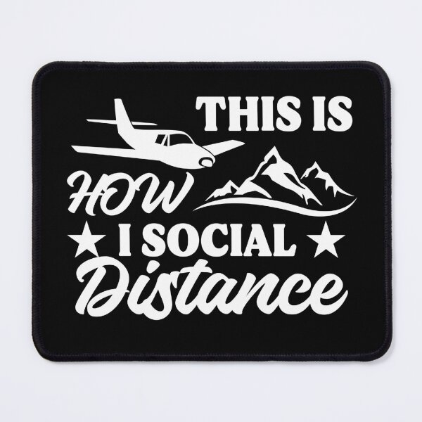Item preview, This Is How I Social Distance White designed and sold by SpicyAviator.