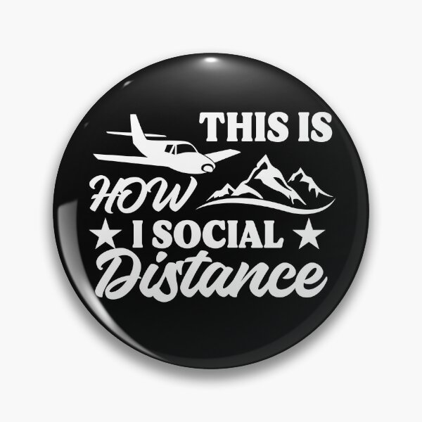 Item preview, This Is How I Social Distance White designed and sold by SpicyAviator.