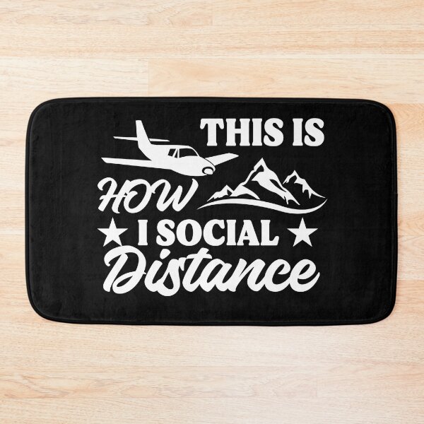 Item preview, This Is How I Social Distance White designed and sold by SpicyAviator.