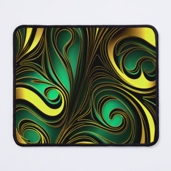 Item preview, Elegant Emerald: A Gold and Green Graphic Design designed and sold by HiArtify ❤️.