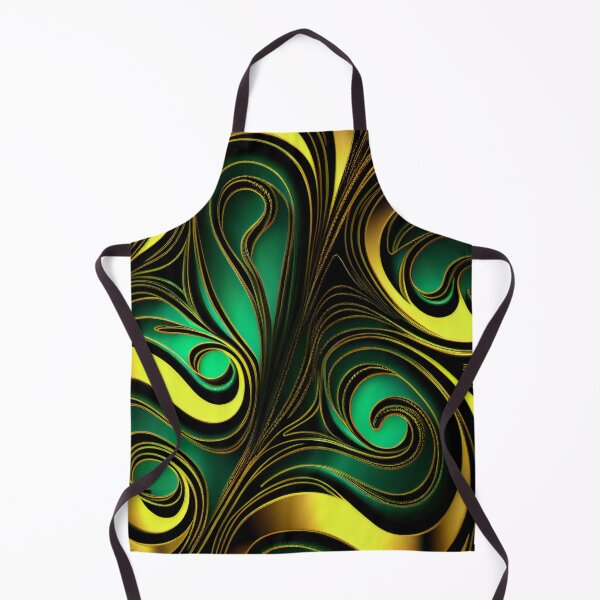 Item preview, Elegant Emerald: A Gold and Green Graphic Design designed and sold by HiArtify ❤️.