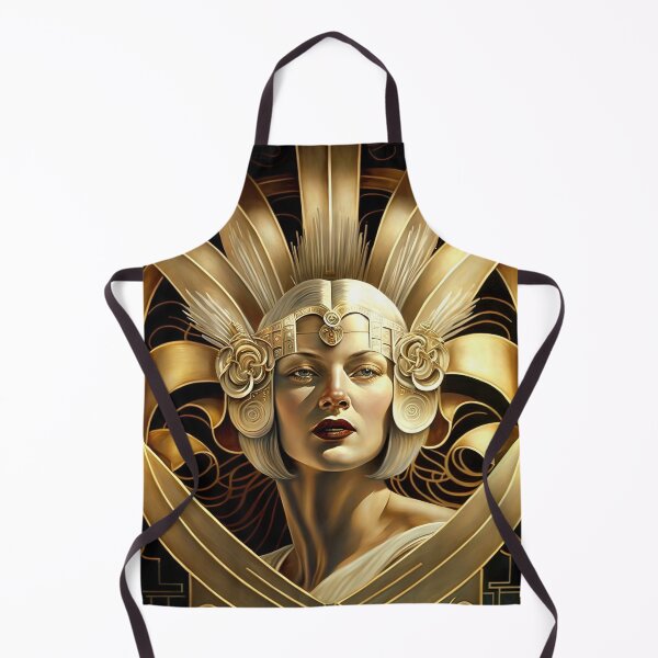 Item preview, Beautiful Gold Art Deco Lady designed and sold by Shundayah.