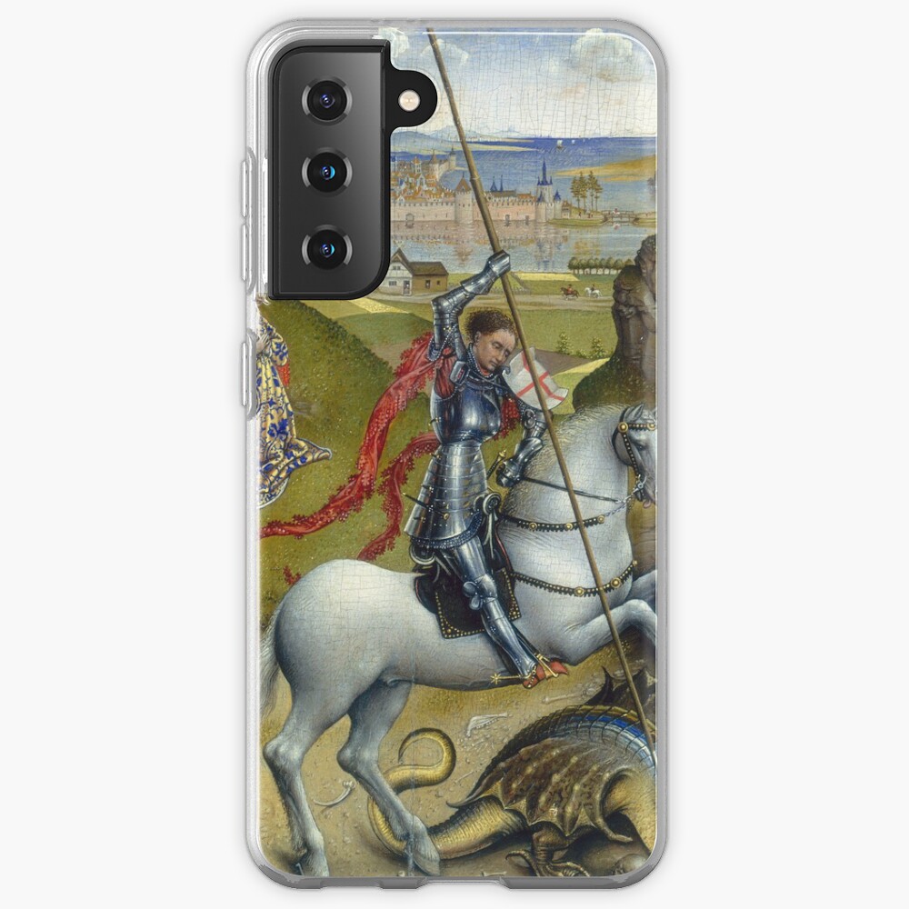 Saint George and the Dragon Oil Painting by Rogier van der Weyden Case & Skin for Samsung Galaxy