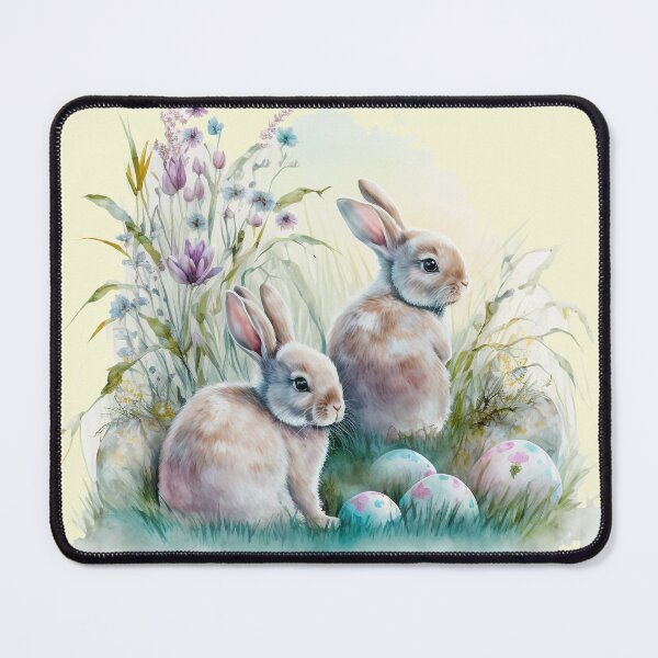 Item preview, Easter Bunny with Easter Eggs designed and sold by The-Fox-Hole.