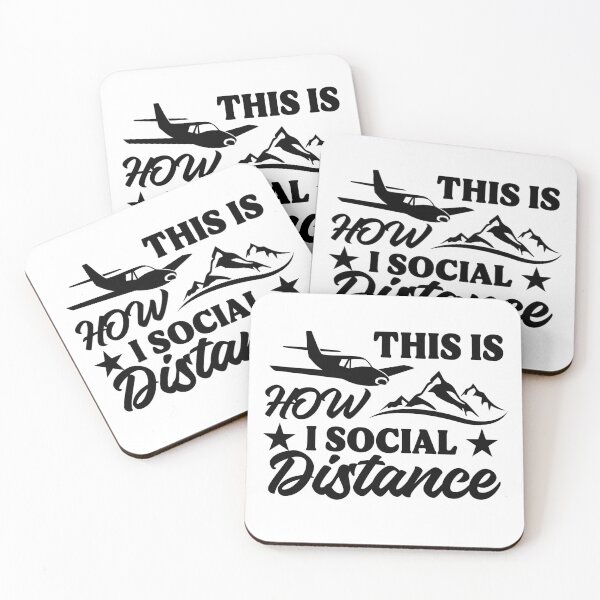 Item preview, This Is How I Social Distance Black designed and sold by SpicyAviator.