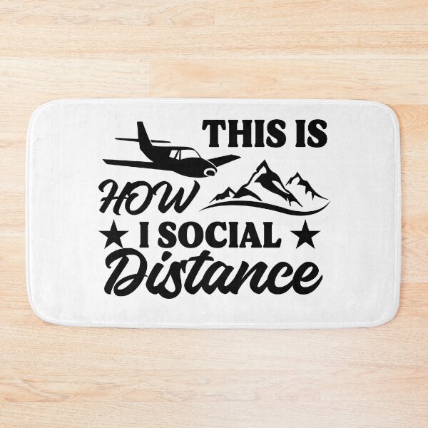 Item preview, This Is How I Social Distance Black designed and sold by SpicyAviator.