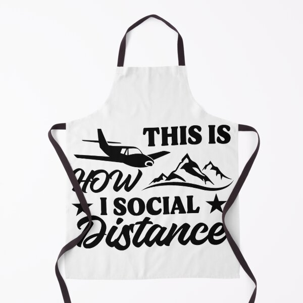 Item preview, This Is How I Social Distance Black designed and sold by SpicyAviator.