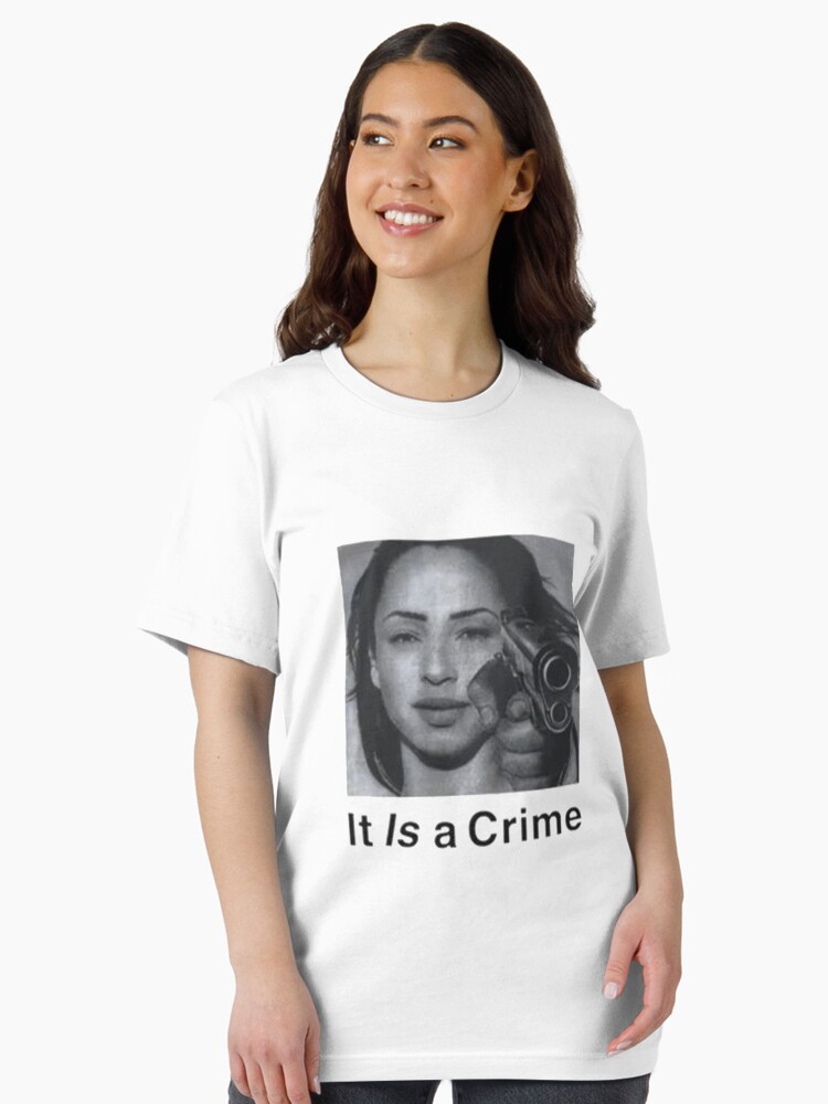 SADE Tシャツ Is It a Crime シャーデー 90s Sade Parody It Is a Crime Washed White Tee – Strike Anywhere