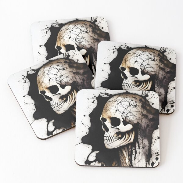 Item preview, Dripping Ink Skull designed and sold by HelenHollywood.