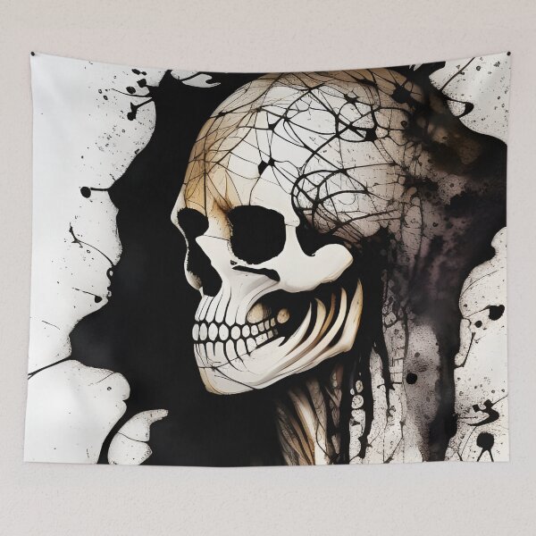 Item preview, Dripping Ink Skull designed and sold by HelenHollywood.