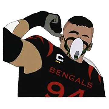 Sam Hubbard Classic T-Shirt Sticker for Sale by Kunalbeechshop