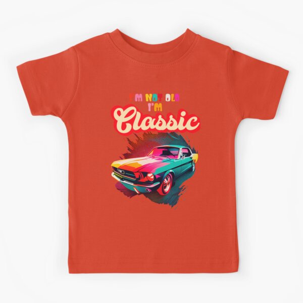 Halloween Classic Muscle Car Red Costume All Over Toddler T Shirt Red 2T