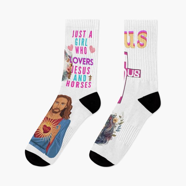 Item preview,  Just A Girl Who Loves Jesus And Horses -  Jesus's Love Pack designed and sold by elisarasada.
