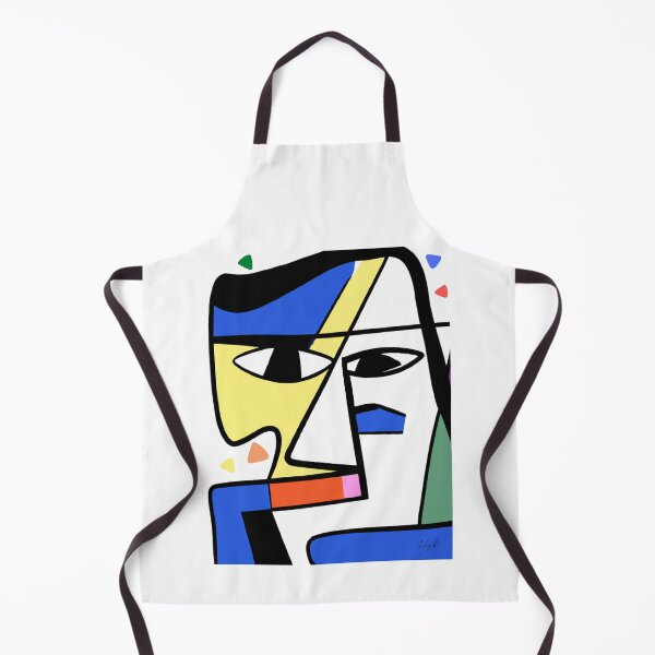 Item preview, Abstract Face in Cubism Style No. 2 designed and sold by GlowtalkDesign.