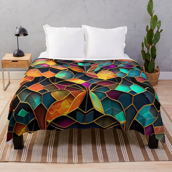 Item preview, Bejeweled Modern Pattern Digital Painting designed and sold by CodeAndColors.