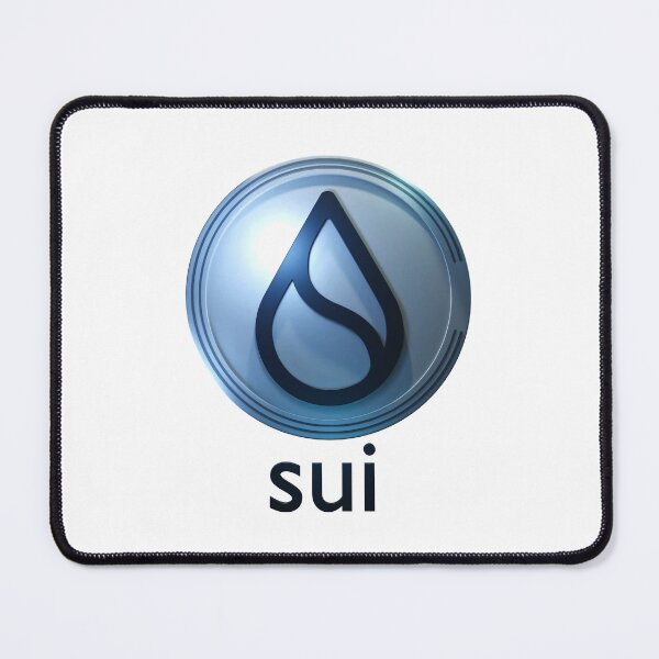 Item preview, Sui logo, coin and font with shiny details designed and sold by ColorCube1.