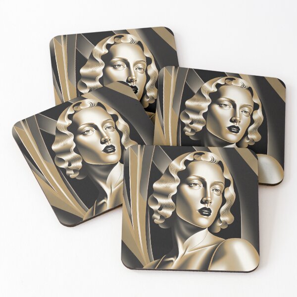 Item preview, Beautiful Gold Art Deco Lady designed and sold by Shundayah.