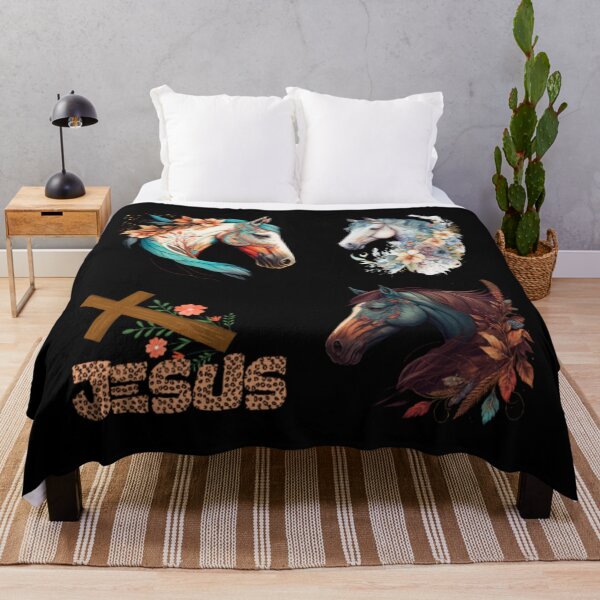 Item preview, Just A Girl Who Loves Jesus And Horses - 3 Dream Horses And Jesus's Cross Pack designed and sold by elisarasada.