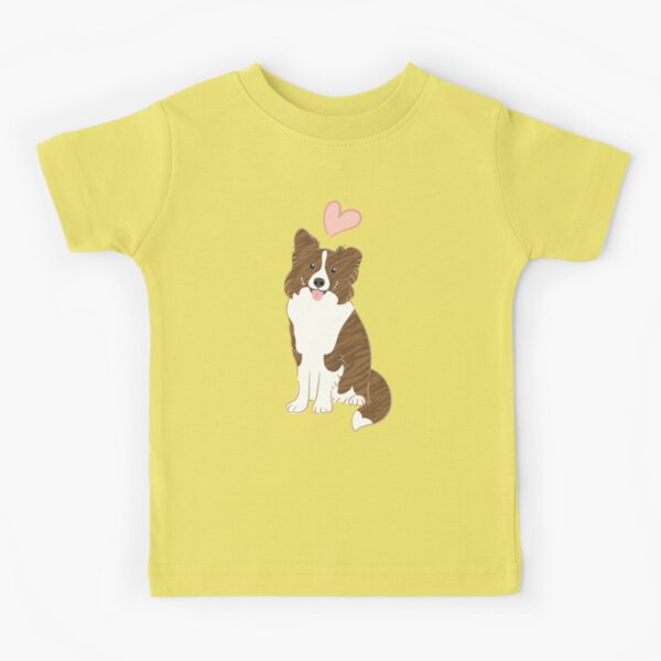 Item preview, LOVE Brindle Border Collie designed and sold by Lulupainting.