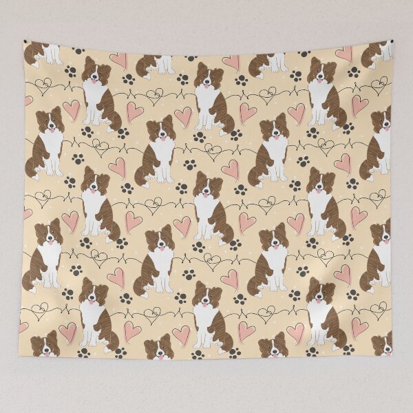 Item preview, LOVE Brindle Border Collie designed and sold by Lulupainting.