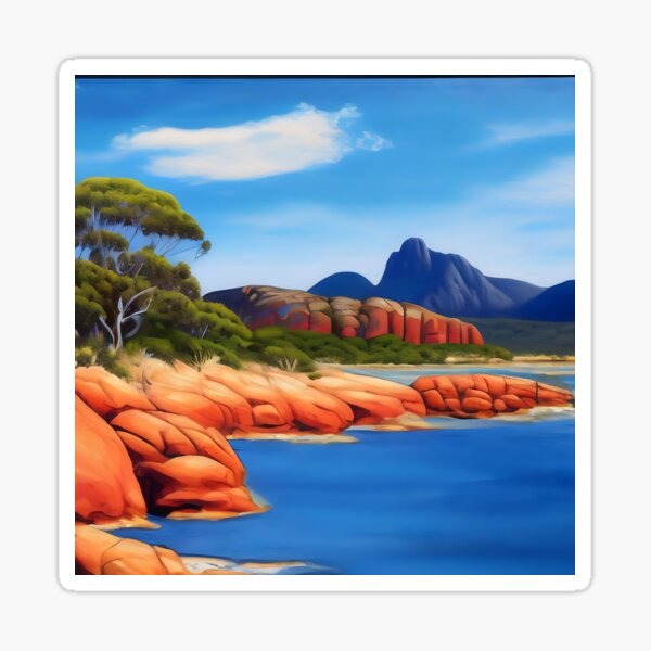 Item preview, Freycinet National Park Print 003 (Tasmania, Australia) designed and sold by bynya.