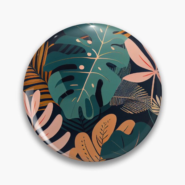 Artikelvorschau, Minimal Organic Tropical Pattern Digital Painting entworfen und verkauft von CodeAndColors.