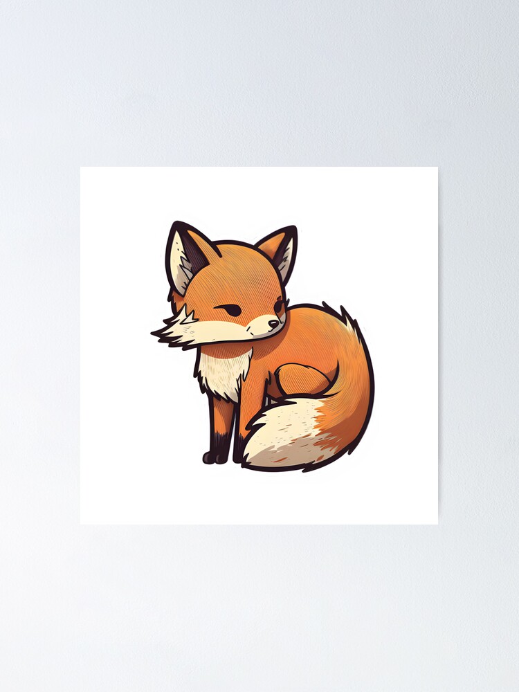 How To Draw A Sleepy Fox [step-by-step] - Birch And Button
