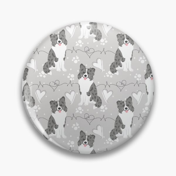 Aperçu de l'œuvre AMOUR Border Collie Bleu Merle créée et vendue par Lulupainting.